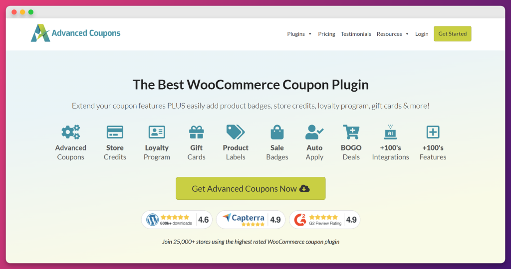 Advanced Coupons free WooCommerce coupon plugin homepage