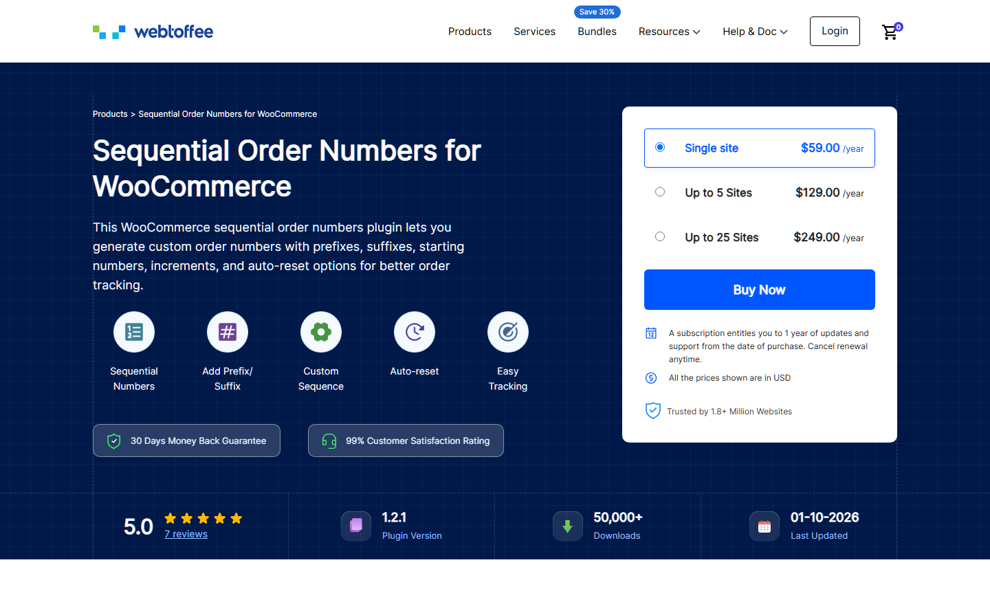 WebToffee Sequential Order Numbers for WooCommerce plugin page hero - Store Owner Tips WebToffee Sequential Order Numbers for WooCommerce plugin page hero